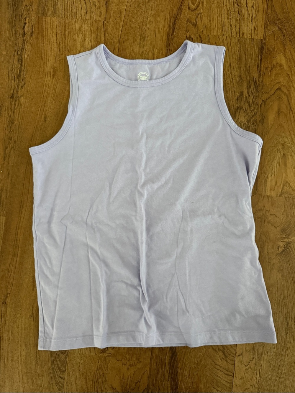 wonder nation Lavender Crewneck Tank Top for Girls size 10-12